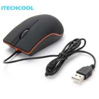 USB 3D Wired Optical Mini Mouse Mice For PC Laptop Computers black