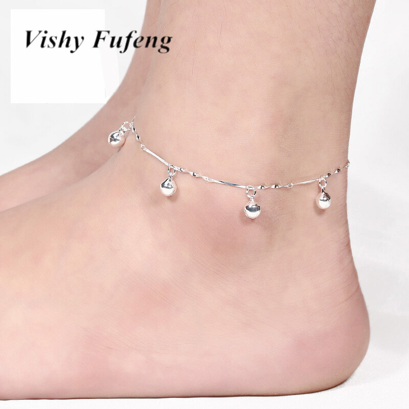 silver anklet chain