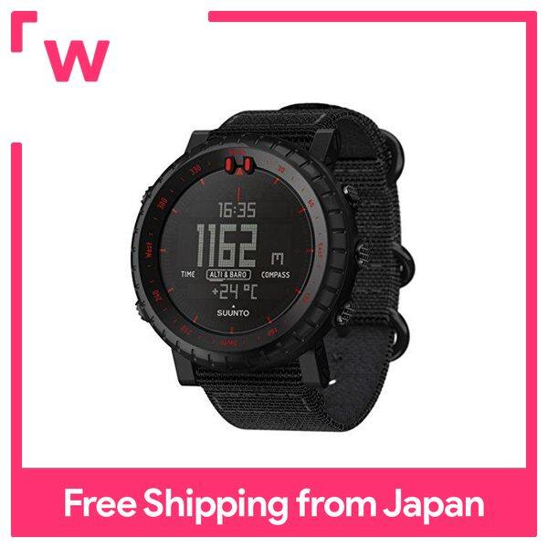 Suunto Core All Black Stainless Steel Outdoor Watch With