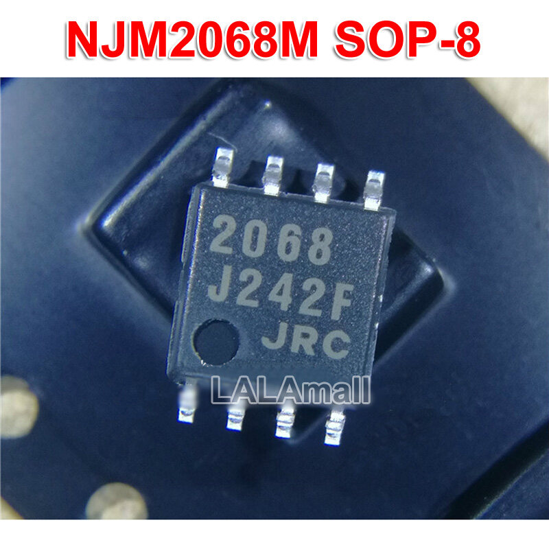 10 chiếc Bộ khuếch đại Hoạt động kép jrc2068 2068 2068d SOP-8 njm2068 SOP8 njm2068m 2068M SOP SMD mớ