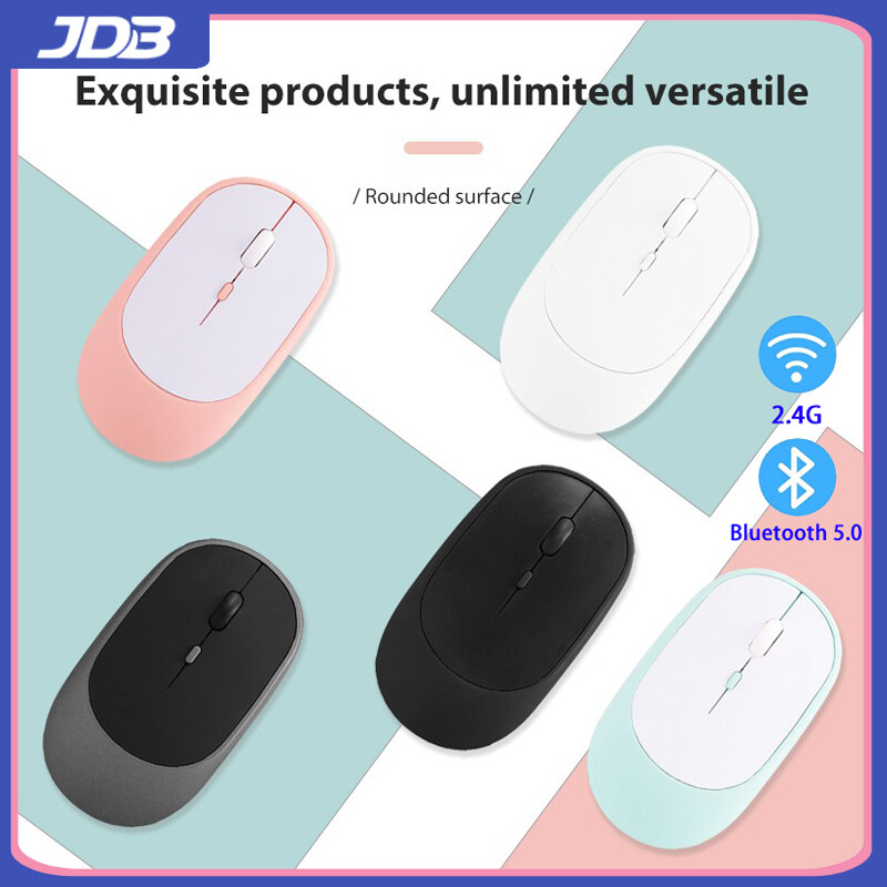 Chuột bluetooth không dây, chuột bluetooth 5.0 + usb cho máy tính macbook máy tính ipad chế độ kép có thể sạc lại với 3 chuột chơi game dpi có thể điều chỉnh