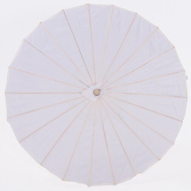 76เซนติเมตร/84เซนติเมตรสีดำสีขาวร่มเต้นรำร่มน้ำมันกระดาษร่มผ้าไหมรากวัยร่มกันแดด En จีน Paraplu