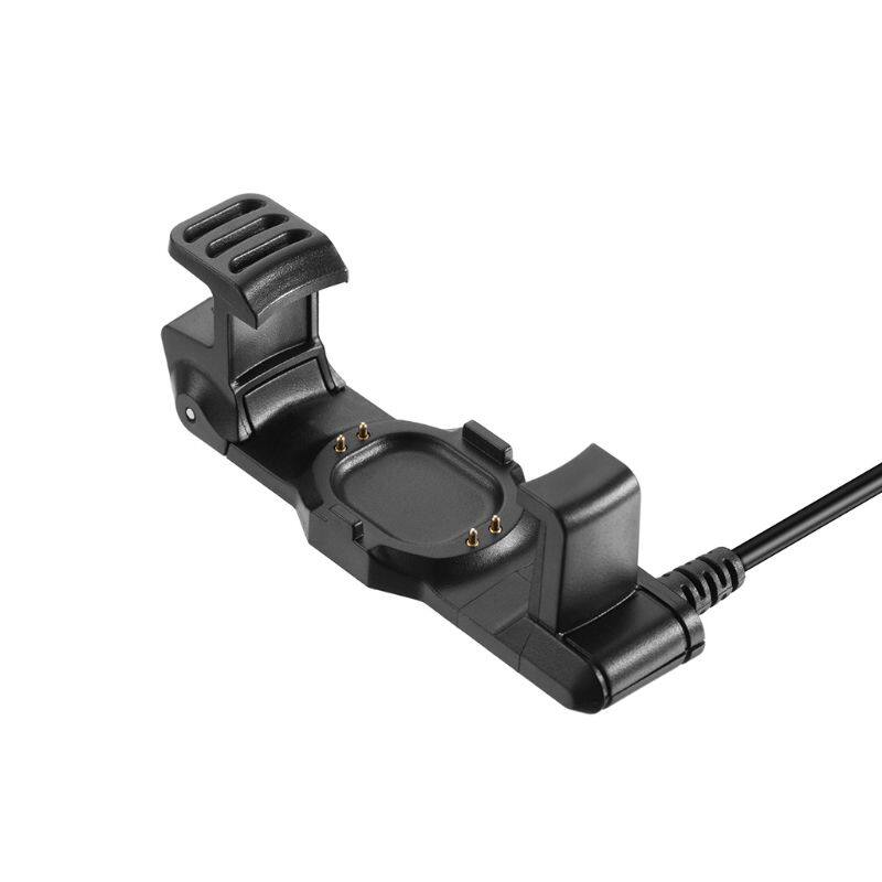 Bộ sạc tương thích với đồng hồ thông minh garmin forerunner 225, giá đỡ kẹp cáp sạc usb dây sạc 100cm