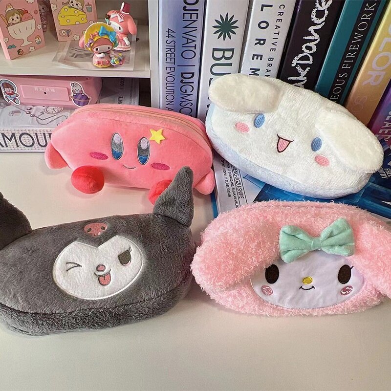 Hộp Bút Vải Bông Sanrio Nhiều Mẫu Hoạt Hình Dễ Thương