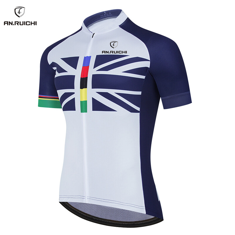 AN.RUICHI Cyclinjersey Áo Đấu Đạp Xe Cho Nam Áo Leo Núi MTB Ngắn Tay