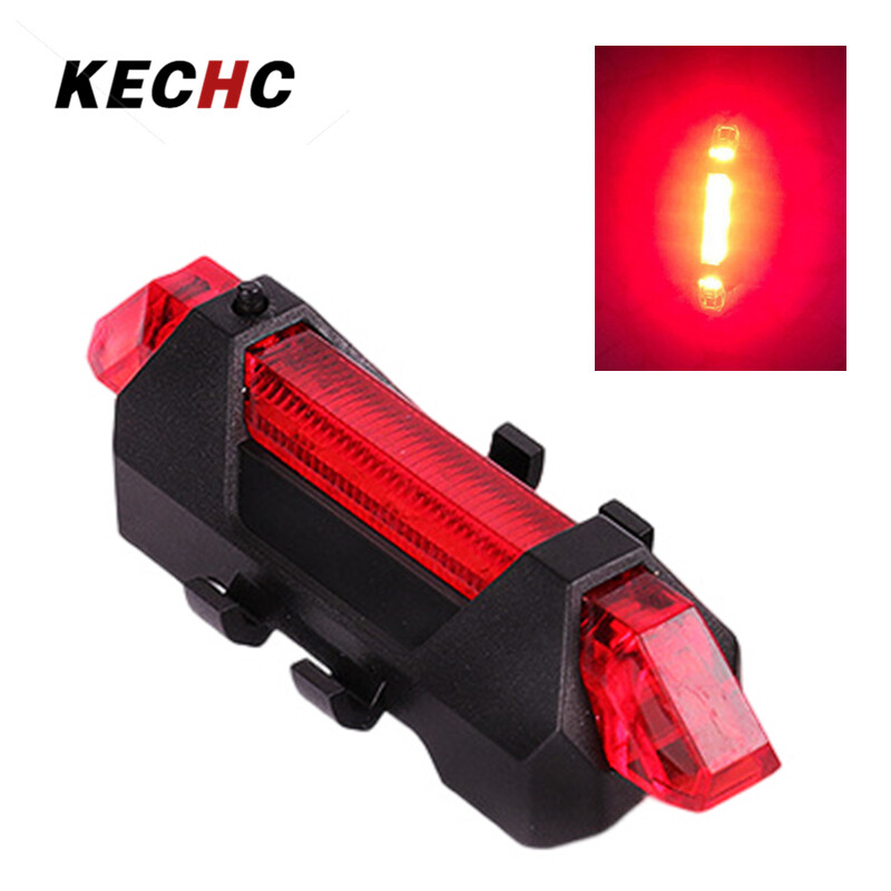 KECHc Đèn Hậu Led Phía Sau Xe Đạp Đèn Cảnh Báo Xe Đạp Leo Núi Siêu Sáng Sạc Được Bằng Usb Để Đạp Xe Ban Đêm An Toàn