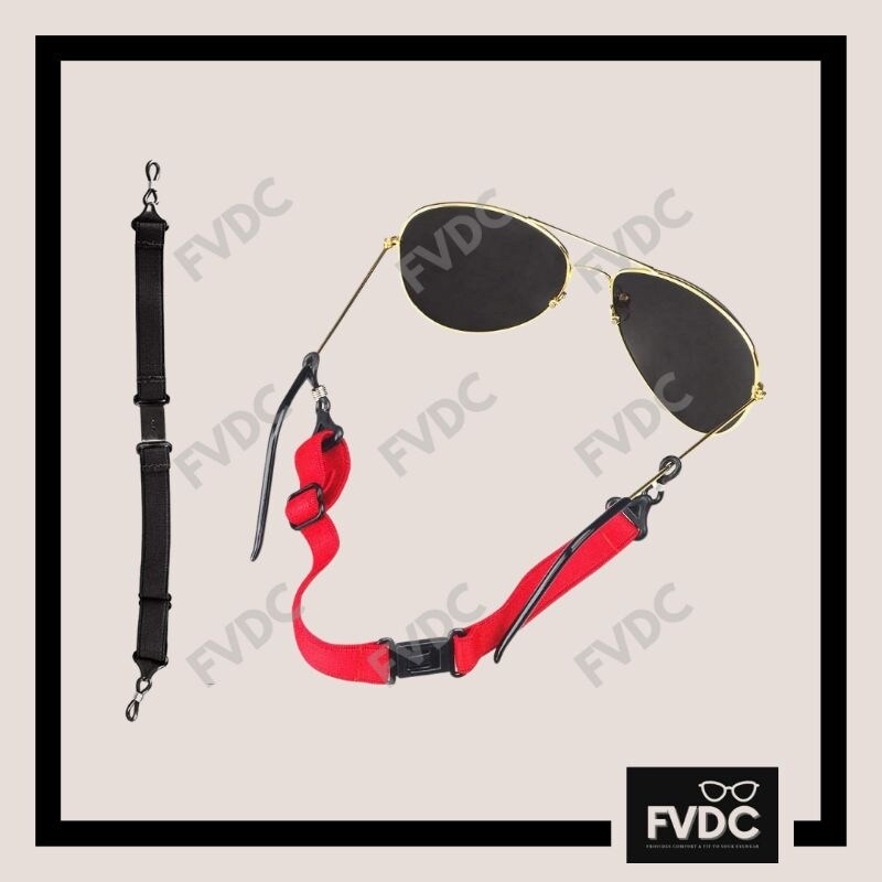 【LIGHT】 Eyeglasses Straps Adjustable End Rope Retainer Sports Stretchy Glasses Holder Strap Neck Lanyard