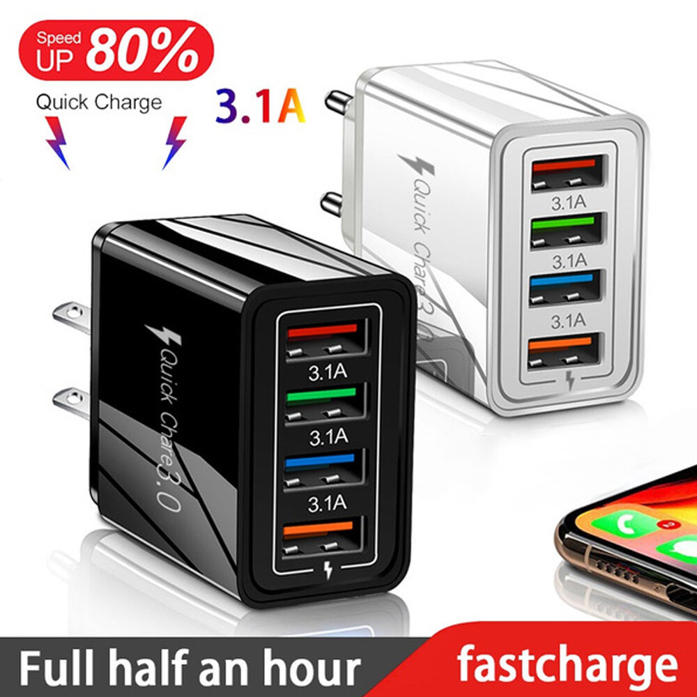 Bộ sạc usb sạc nhanh 3.0 phích cắm eu/us cho iphone 12 pro max cho điện thoại máy tính bảng bộ sạc di động gắn tường di động bộ chuyển đổi sạc nhanh