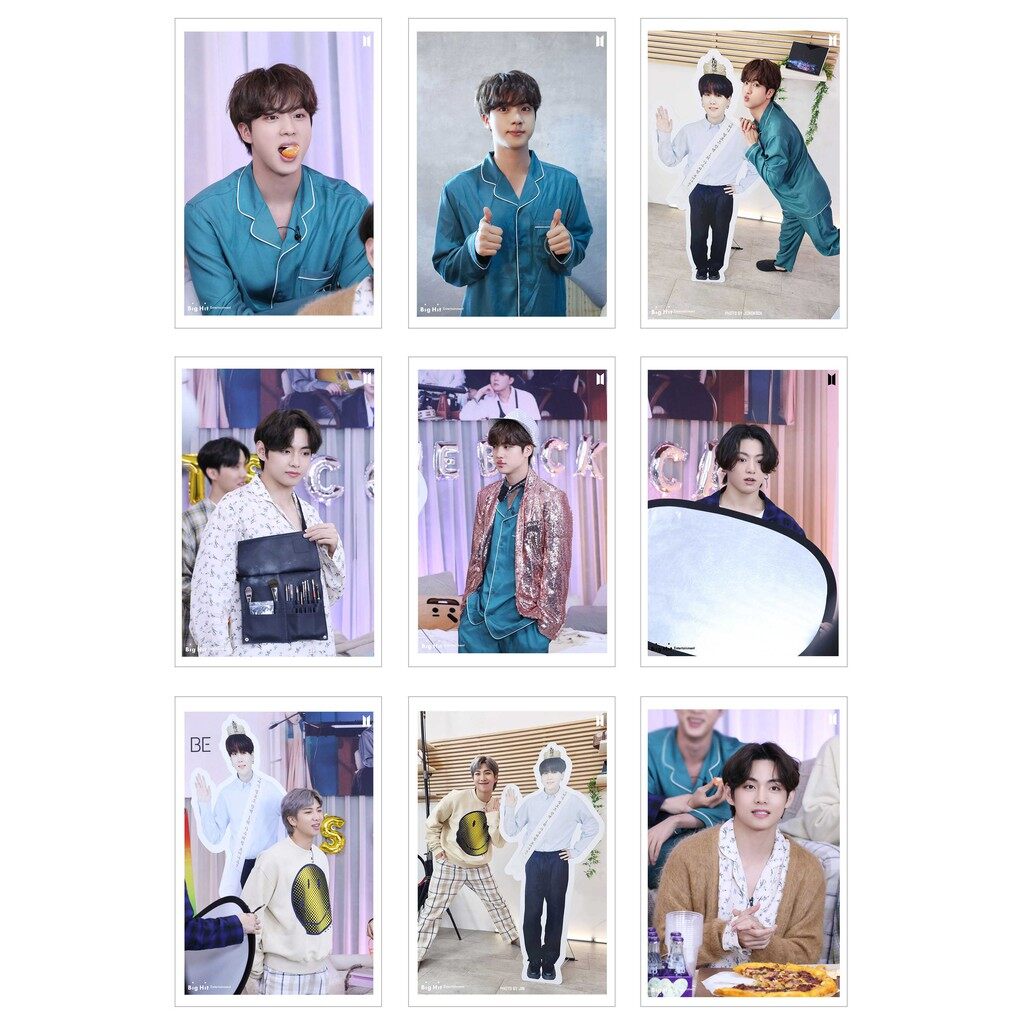 Lomo card 27 ảnh bts - be comeback v live photo sketch