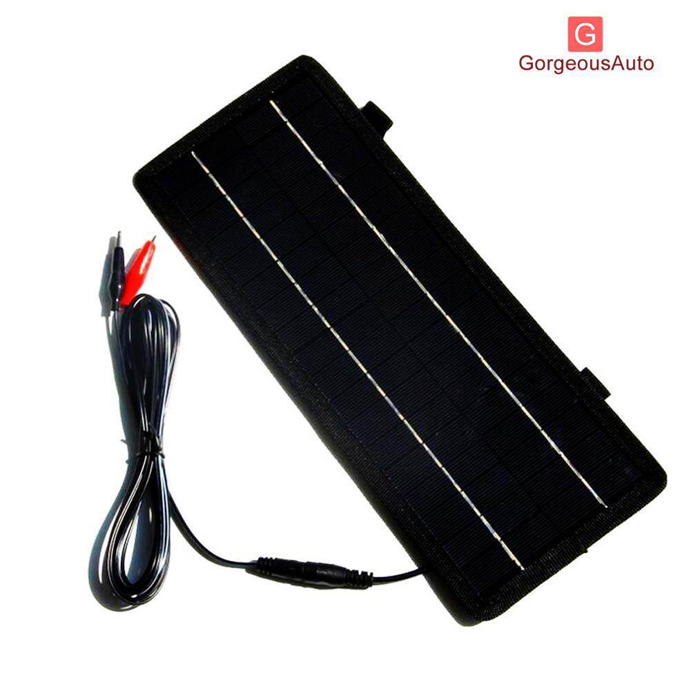 GorgeousAuto 12 V 4.5 W แผงโซล่า Power Trickle รถยนต์รถเรือเครื่องชาร์จแบตเตอรี่