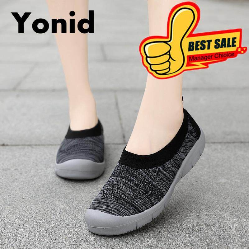 Yonid ขนาด 35-42 รองเท้าผ้าใบสตรีกลางแจ้งรองเท้าลำลองสำหรับสตรีกีฬารองเท้า