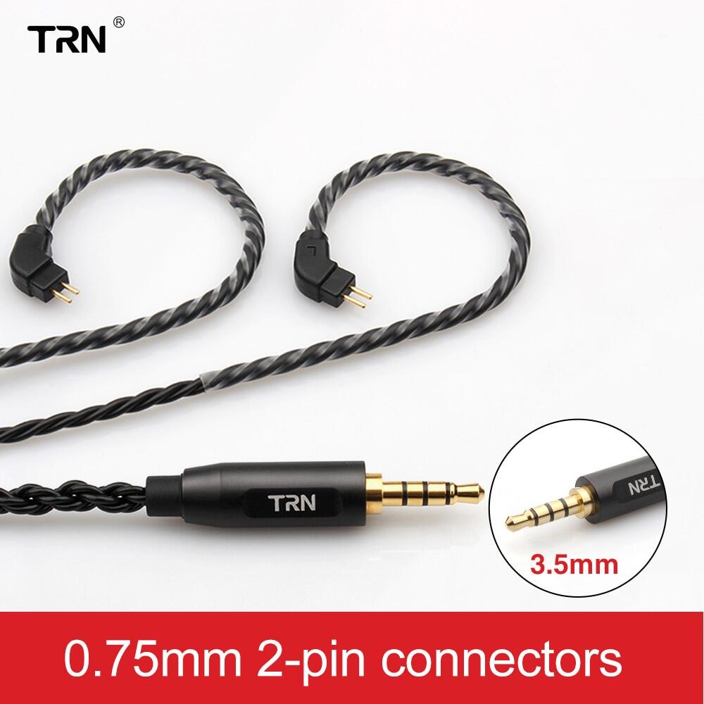 TRN A3 6 Core Earphones Cable High Purity Copper Cable With 3.5mm MMCX