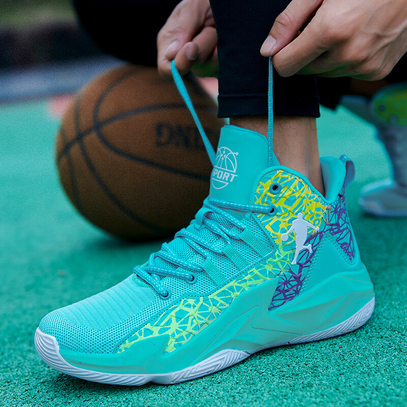 Giày Bóng Rổ Nam 2022 Giày Thể Thao Nam Tăng Dây Buộc Giày Thể Thao Học Sinh
