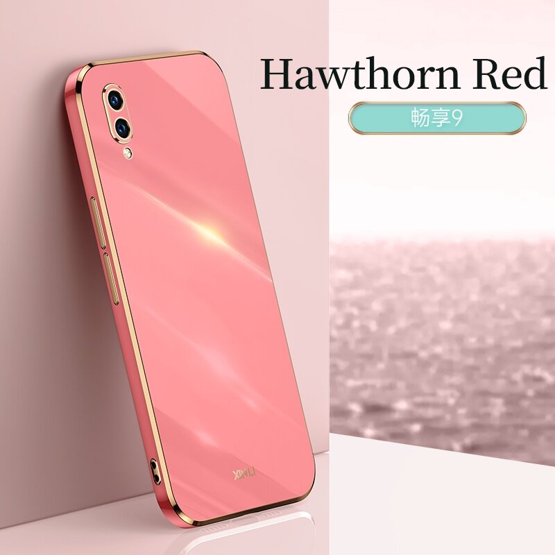 Ốp Cho Huawei Y7 Pro 2019 Ốp Mềm Silicone TPU Y7 Pro 2019 Y7Pro Ốp Lưng Chống Sốc Mạ Điện Bảo Vệ