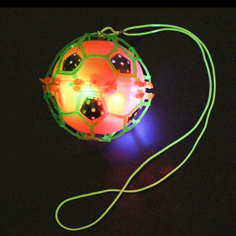 1 PC nhảy phát sáng Quả bóng đá LED nhấp nháy đồ chơi trẻ em âm nhạc boing