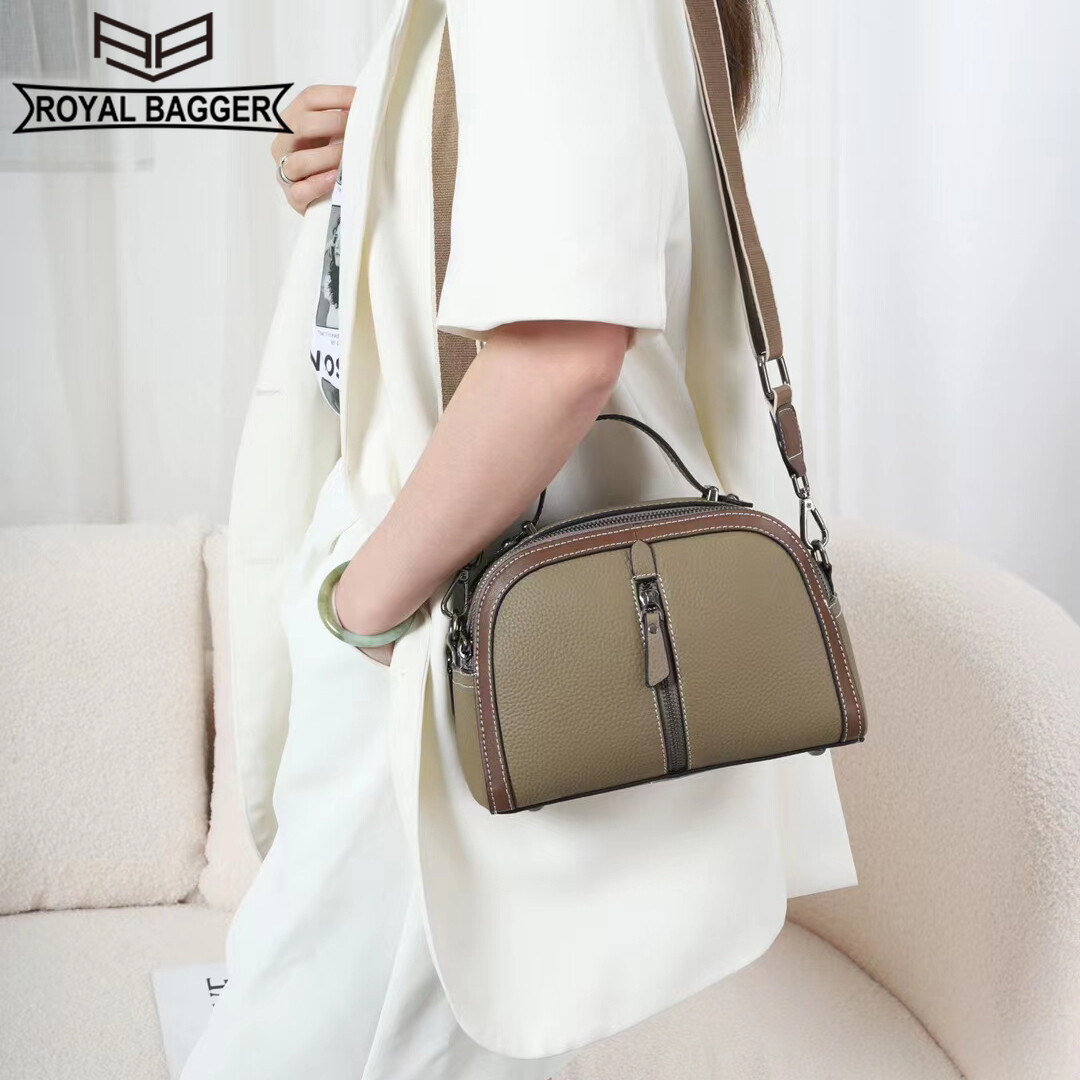 Royal bagger túi xách tay cho nữ túi đeo vai đeo chéo túi xách nữ da bò thật túi xách tay hai dây