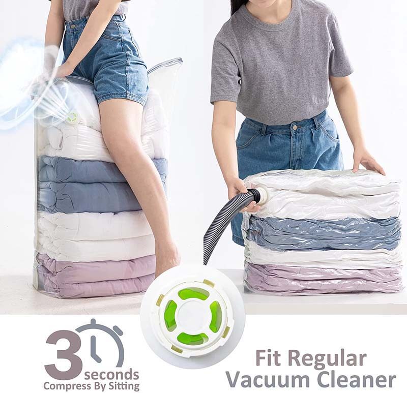 vacuum seal bags for clothes without vacuum