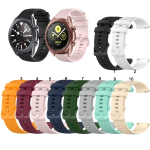 ภาพหน้าปกสินค้านาฬิกาสายซิลิโคนสำหรับSamsung Galaxy Watch 3 41mm 45mm ที่เกี่ยวข้อง