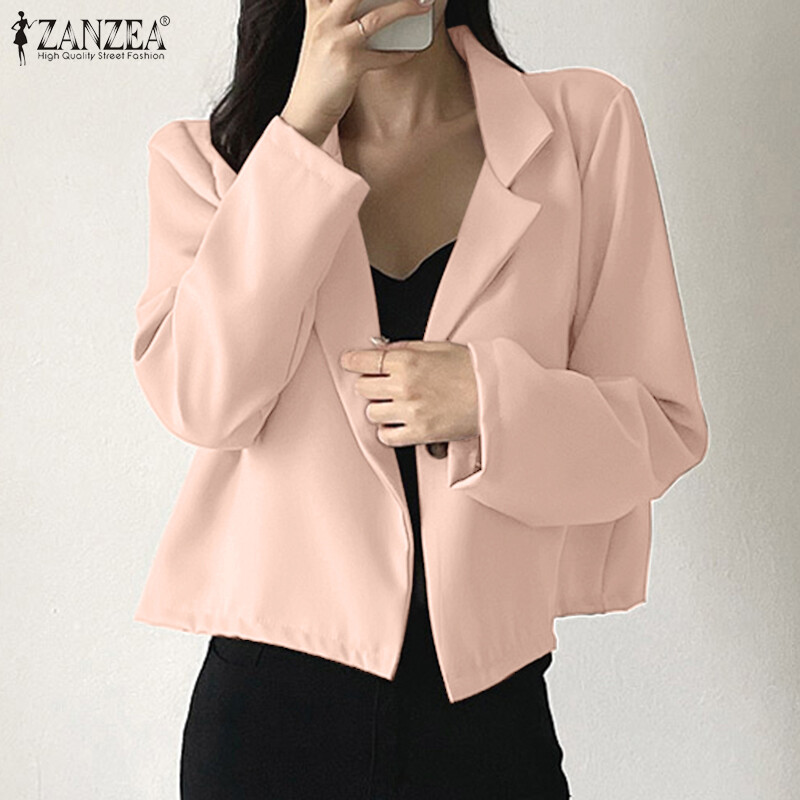 Zanzea áo nữ phong cách hàn quốc áo nỉ nữ áo blazer áo khoác áo khoác áo cardigan áo #10