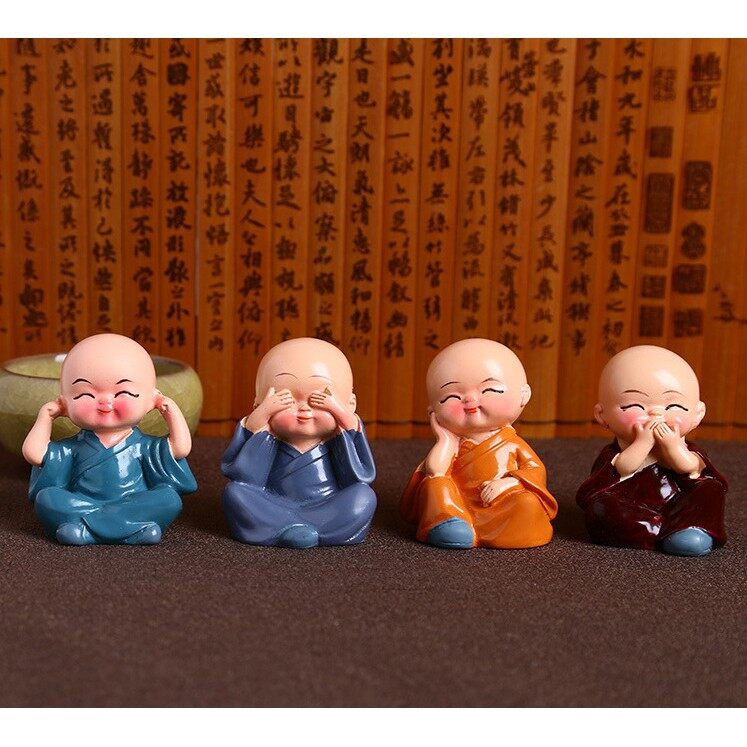 Bộ tượng bốn chú tiểu tứ không