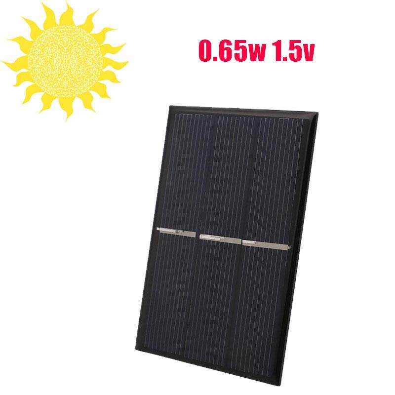 0.65 W 1.5 V มินิซิลิโคนเครื่องชาร์จเซลล์แสงอาทิตย์ DIY ด้วยสายเคเบิล