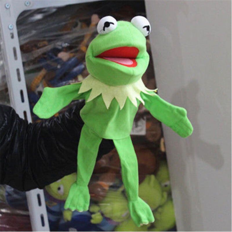 Đồ Chơi Nhồi Bông Con Rối Tay Nửa Người Kermit Con Ếch Jim Henson Muppets Đồ Chơi Trẻ Em Quà Tặng