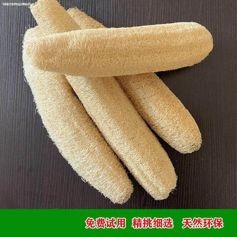 Vải xơ mướp tự nhiên rửa chén nhà bếp vải xơ mướp rửa bát túi dưa lụa khô, bàn chải xơ mướp cổ điển
