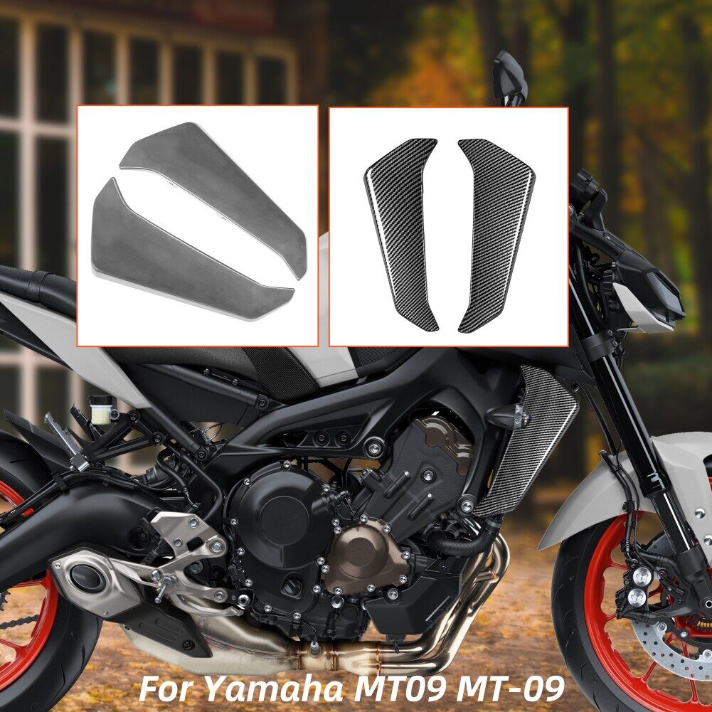 Allotmark ốp bảo vệ tấm bên bộ tản nhiệt xe máy ốp trang trí cho yamaha mt09 mt-09 2017 2018 2019 2020 mt 09 phụ kiện