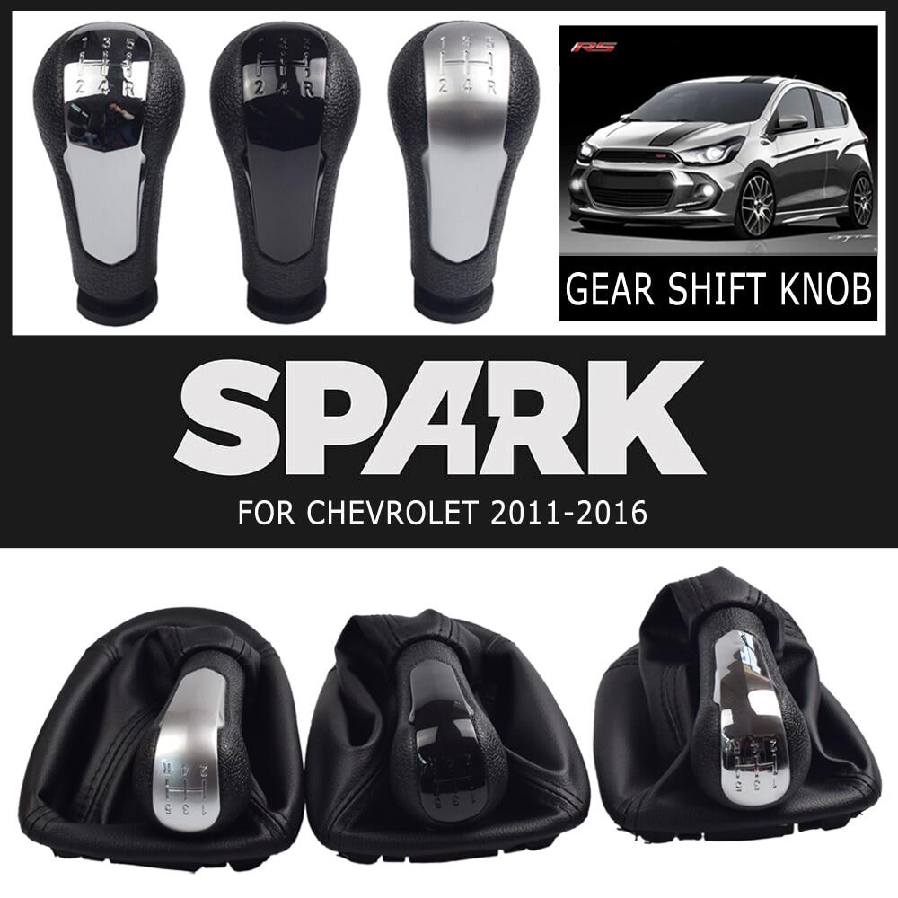 Tay nắm cần sang số tay nắm hộp số sàn cho chevrolet spark 2011 2013 2014 2015 2016 phụ kiện tạo kiểu xe hơi