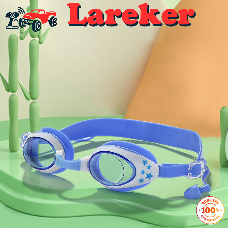 Trẻ em Kính bơi Silicone không thấm nước chống sương mù bảo vệ mắt kính bơi với nút tai