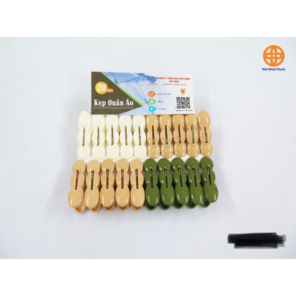0 💥💥 COMBO 10 Kẹp Quần Áo 💥 VIỆT NHẬT