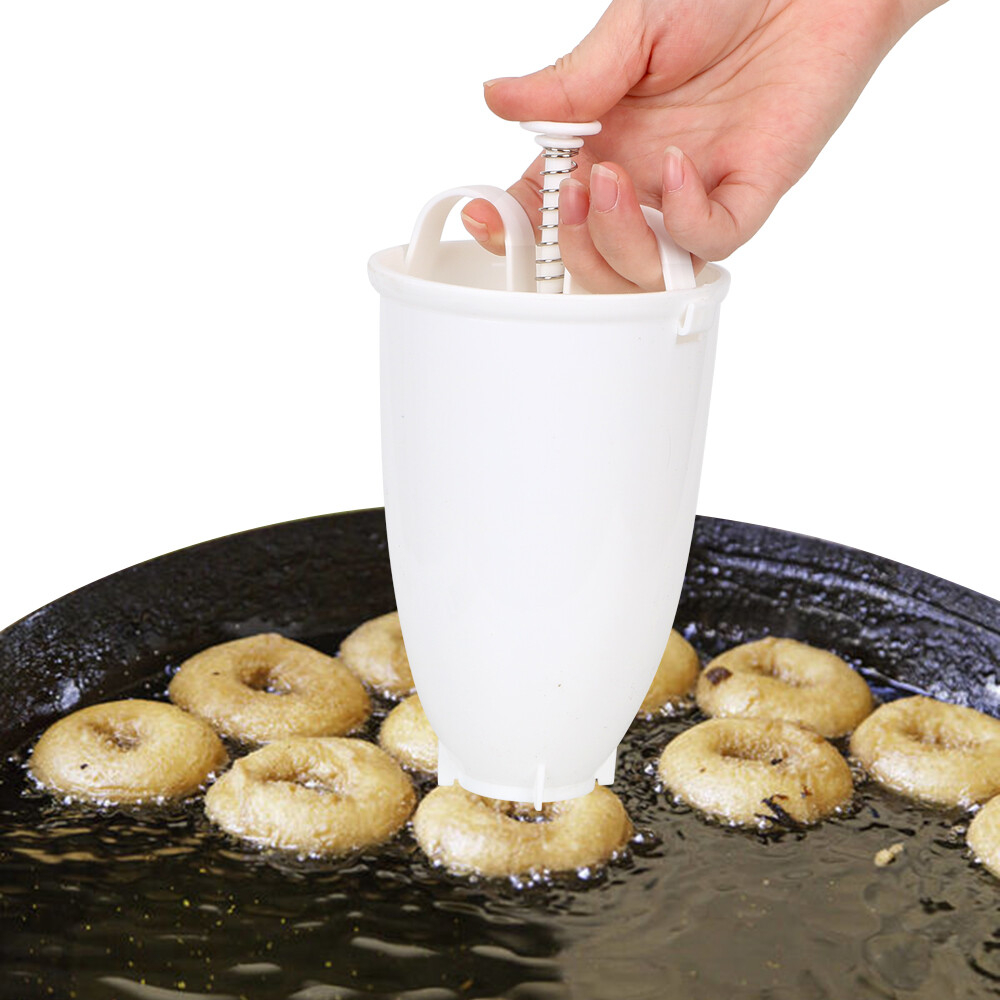 Dụng Cụ Làm Bánh Donut Nhẹ Bằng Nhựa Tiện Dụng Nhanh Chóng Dễ Dàng Máy Làm Bánh Quế, Khuôn Bánh Rán Chiên Sâu Thủ Công Kiểu Ả Rập