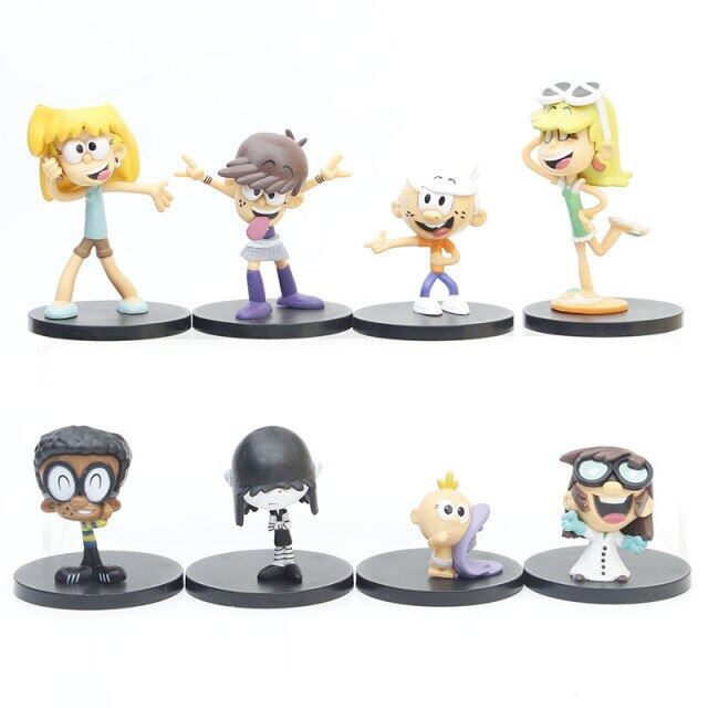 Loud House Real Life Characters Loud House Upcoming Episodes 8pcs Set ...