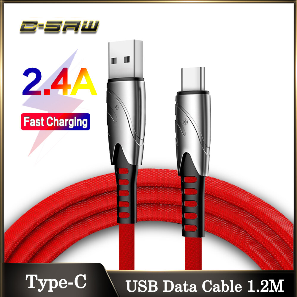 Cáp dữ liệu c-saw type-c 2.4a cáp sạc nhanh micro usb ios nâng cấp vật liệu bện nylon để sạc nhanh dây cáp usb cho iphone xiaomi redmi samsung huawei oppo vivo