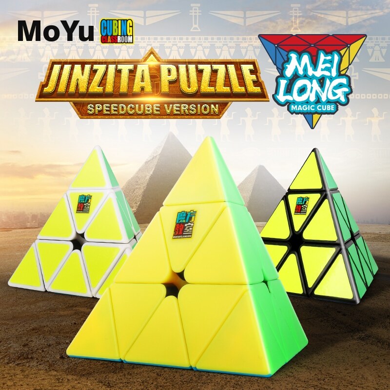 hot MoYu Pyramid Magic Cube Rubick 3x3 Pyraminx Rubix Professional Speed