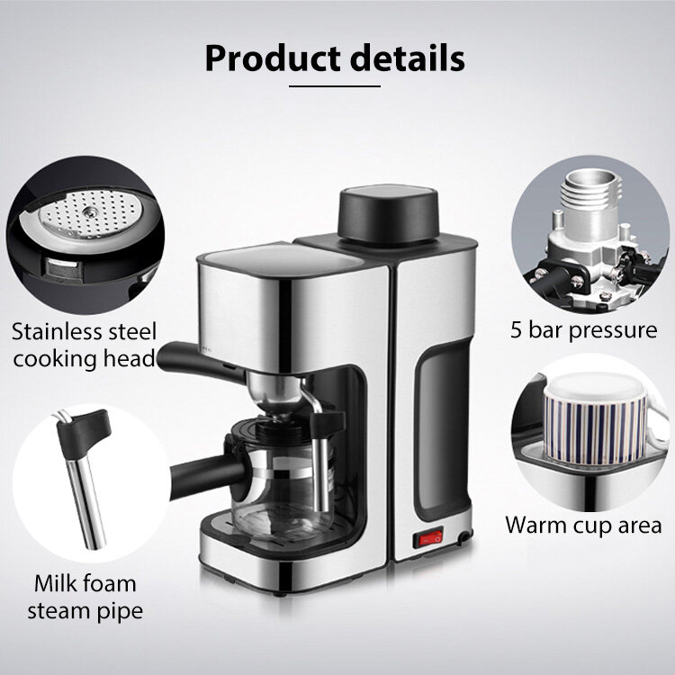 Edoolffe Espresso Coffee Machine Fully Automatic Coffee Maker With