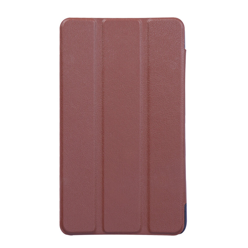 Foxnovo【sẵn Sàng】 Ốp Lưng PU Siêu Mỏng Ba Lần Cho Mediapad T1 7.0 T1-701U (Nâu)
