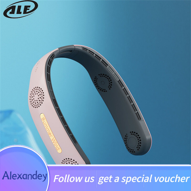 【Hàng Có Sẵn】quạt Đeo Cổ Mini Cầm Tay Quạt Làm Mát Không Khí Không Lá Sạc Lại Được Usb Không Cánh Quạt Đeo Cổ Làm Mát