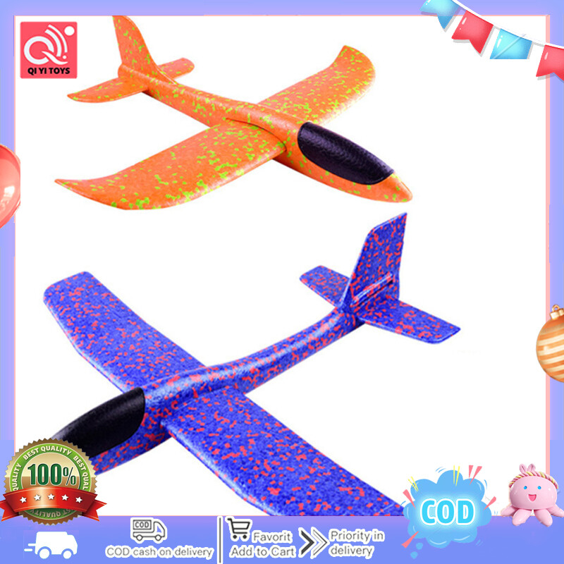 2023new!!48cm bọt máy bay ném bằng tay ngoài trời khởi động máy bay lượn trẻ em món quà đồ chơi