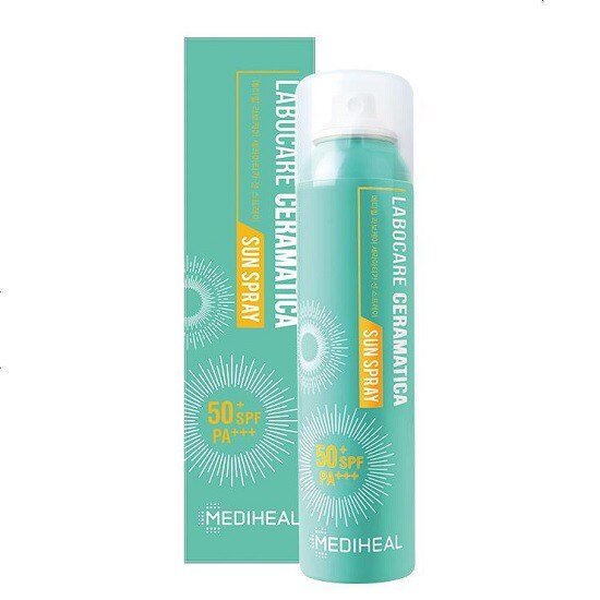 Xịt chống nắng mediheal labocare ceramatica sun spray 180ml