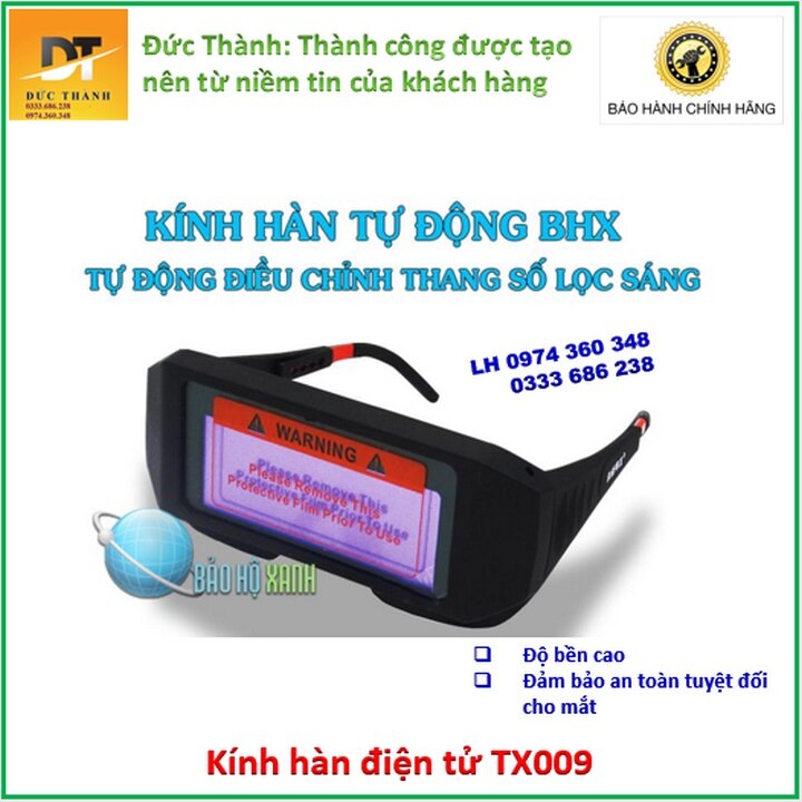 Kính hàn điện tử model tx009