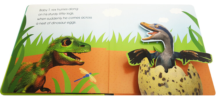 Pop Up Peekaboo! Baby Dinosaur Board book by Clare Lloyd Original English  books