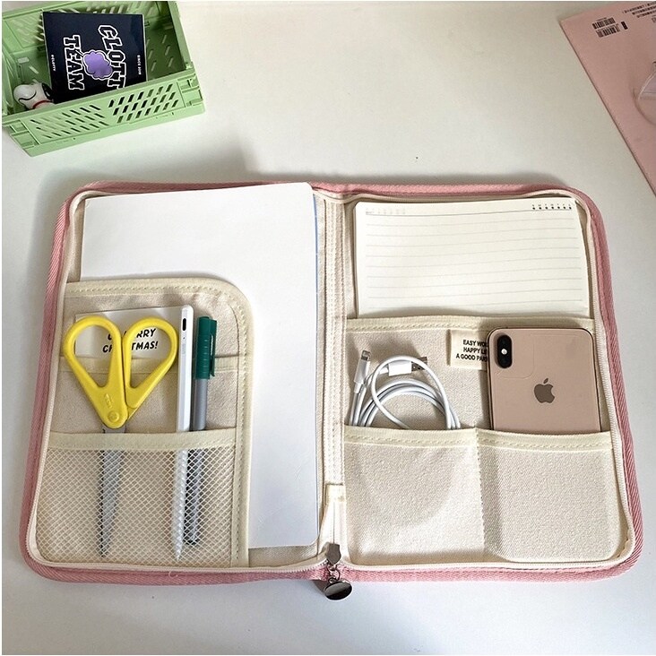 Túi Đựng Máy Tính Xách Tay Phong Cách Hàn Quốc Túi Đựng iPad Dung Tích Lớn Nhiều Lớp Túi Đựng Máy Tính Bảng 11/13/14 Inch Túi Lót Thanh Lịch