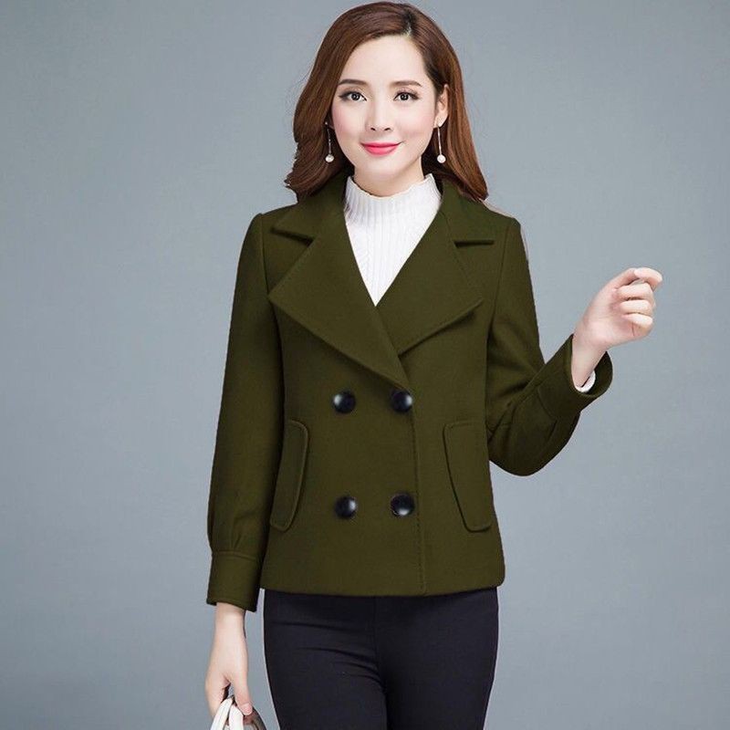 Sale lỗ áo khoác dạ cao cấp dáng ngắn quảng châu