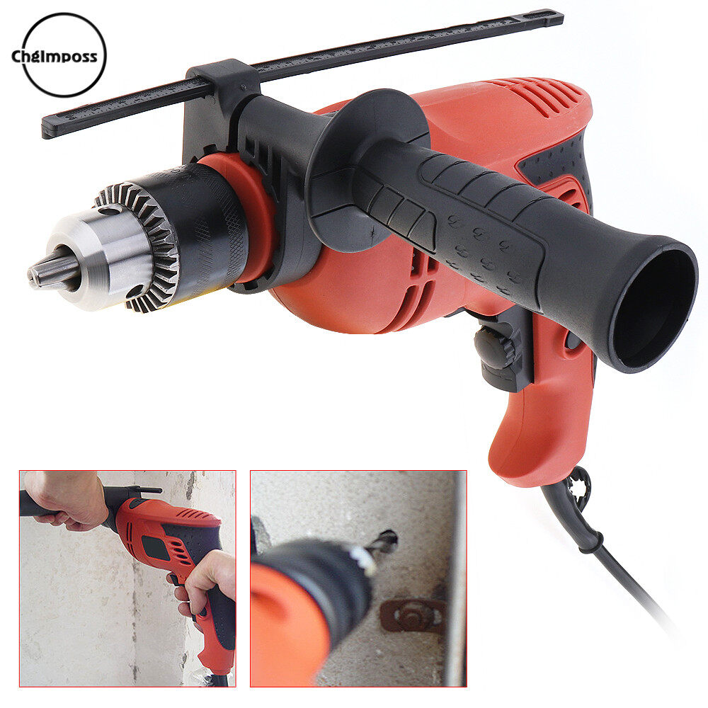 Máy Khoan Tác Động Điện ChgImposs 220V Dụng Cụ Điện Khoan Chuyển Số Vô Cấp Dùng Cho Gỗ/Kim Loại/Thủy Tinh