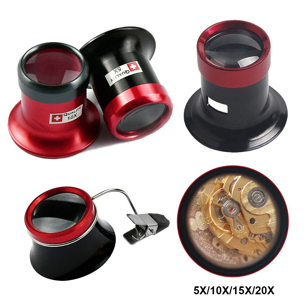 3x 5x 10x 15x 20x đồng hồ sửa chữa kính lúp ống kính một mắt kính lúp loupe cầm tay cho kính lúp dụng cụ sửa đồng hồ