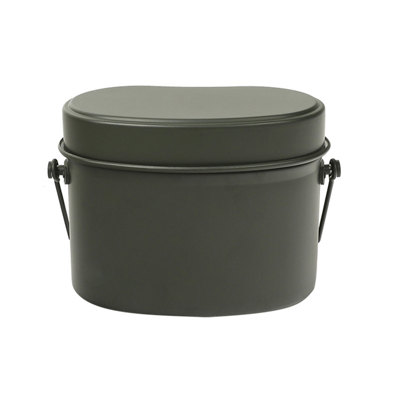 1.2L Outdoor Military Canteen Mess Tin Kit Camping Cookware Lunch Box Cooking Pot for