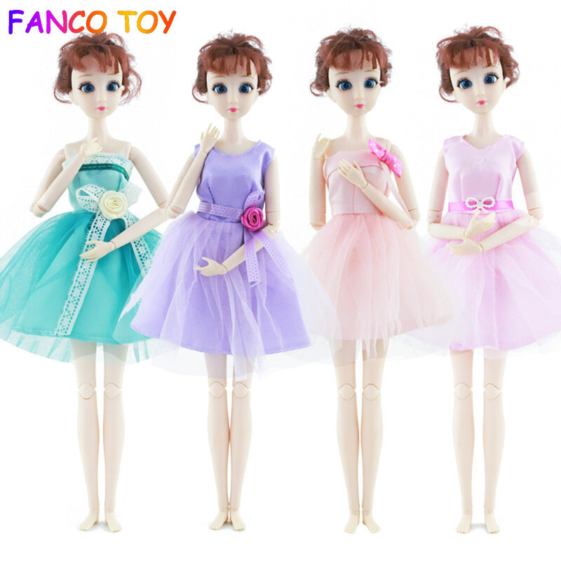Búp Bê Bjd Bộ Đầy Đủ 30Cm, Bán Barbie Fairyland Giá Rẻ 1/6 Búp Bê BJD Trang Điểm Cơ Thể Búp Bê Bé Gái Công Chúa Đẹp Mắt 3D Đồ Chơi Nhựa Tự Làm Cho Bé Gái