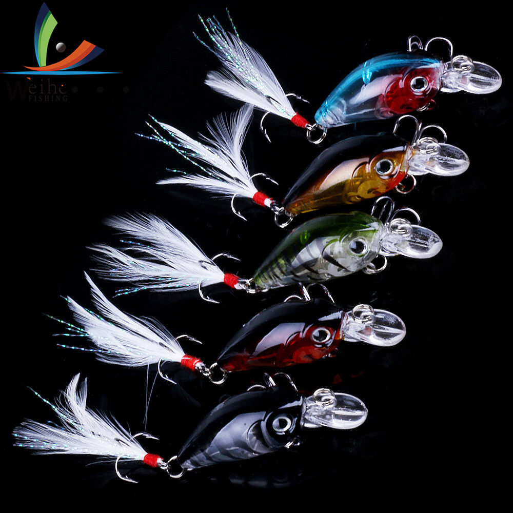 Mồi câu cá Weihe FISHING nhân tạo 3.6cm (5 chiếc)-INTL