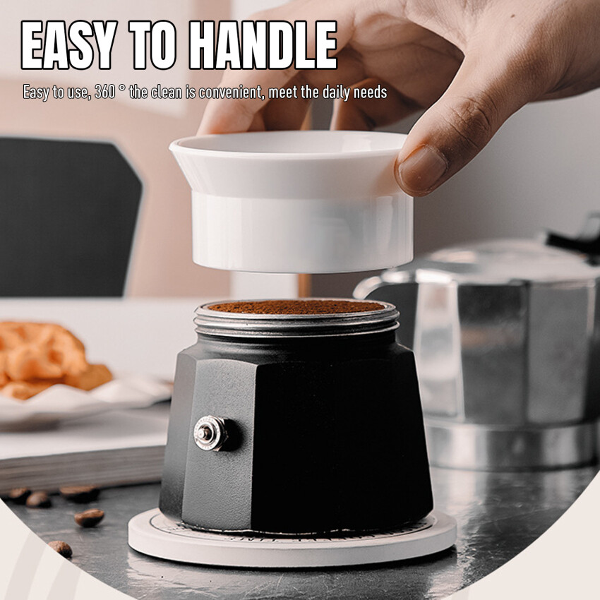 Dụng cụ nén cà phê cho bình moka vòng định lượng bột xoay dụng cụ nén cà phê dụng cụ nén cà phê dụng cụ nén cà phê-85 mm 90mm